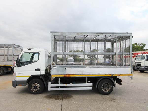 REF 07- 2012 Mitsubishi 7.5 ton Caged tipper for sale